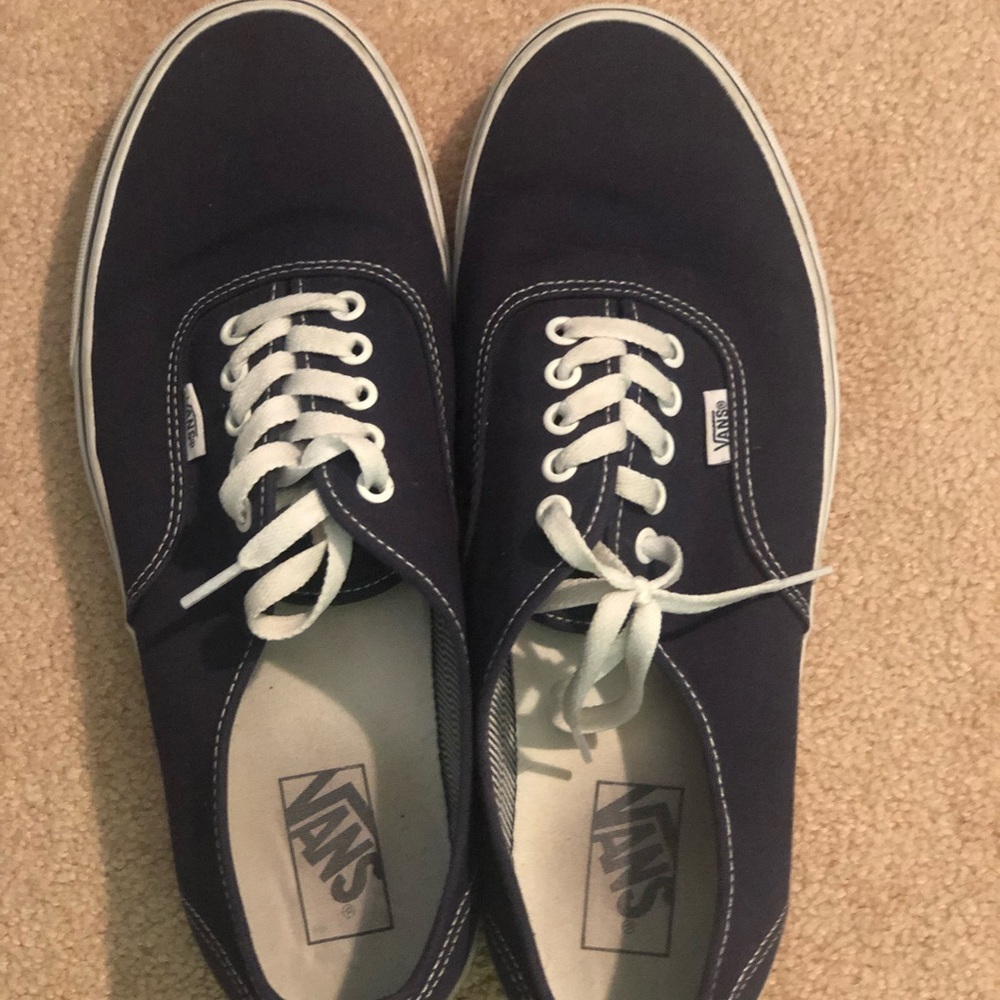 Classic navy blue Vans